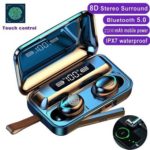 Bluetooth 5.1 Wireless Stereo Waterproof Sports Earphone-Black