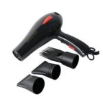 Chabao-3900 Professional Hand Dryer - Black Long life AC motor, 2 speed and 4 heat settings Overheating protection Hang-up loop Removable filter