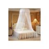 Round Hanging Mosquito Net - White