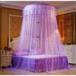 Round Mosquito Net - Purple