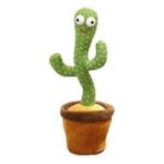 Lovely Talking Toy Dancing Cactus Doll Speak Talk Sound - Green