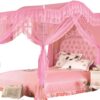 4 Stand Curved  Top Mosquito Net
