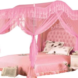 4 Stand Curved  Top Mosquito Net