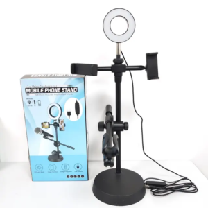 6 inch Selfie LED Ring Light with Tripod Stand Three-Position Activity Clip Mobile Phone Stand For Tiktok And Youtube