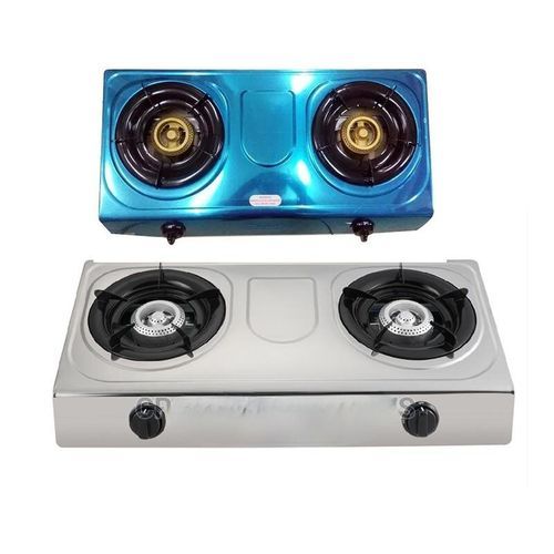 2 Gas Burner Stainless Steel Top gas stove