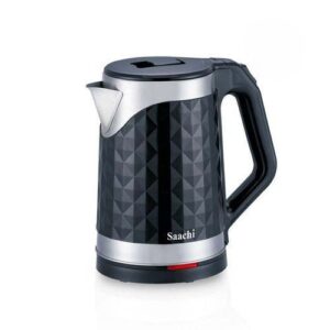 Saachi 2 Liter Stainless Steel Electric Kettle -Silver & Black