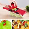 5 in1 Vegetable Chopper Slicer Veggie Food Manual Potato