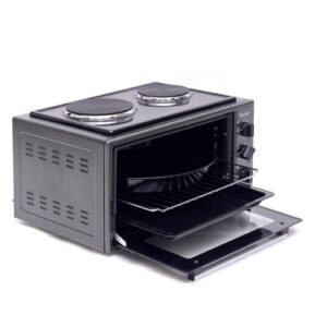 Blueflame 35 Liters Electric Mini Oven With Two Hot Plates / Hobs