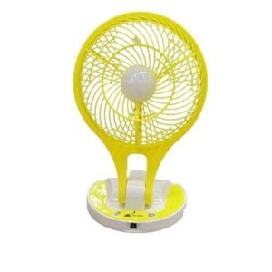 Rechargeable Electric Table Fan Mini Portable With Light