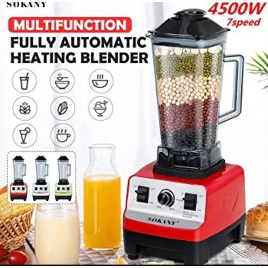 Sokany 2L 4500W Multipurpose Commercial Blender Smoothie Food Processor Mixer Juicer Ice Crush Coffee Grinder