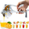 Stainless Steel Lemon Orange Manual Fruit Press Squeezer Juicer Extractor – Silver