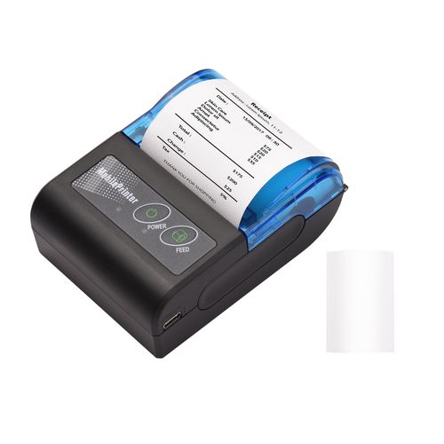 Portable Mini Thermal Printer With 58mm Print Paper