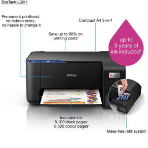 Epson EcoTank L3211 Multifunction InkTank Printer