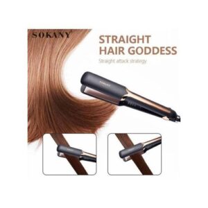 Sokany Professional Hair Straightening Iron-Black