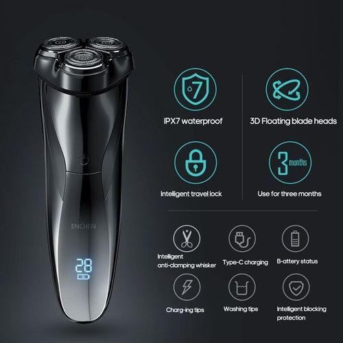 ENCHEN BlackStone3 Shaver Beard Smoother - Black
