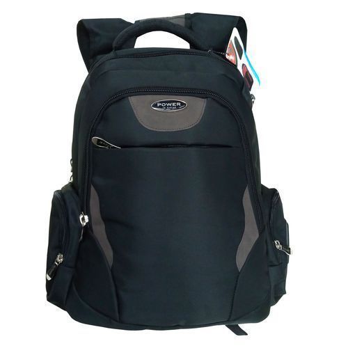Power Quality, Casual Power Laptop Backpack - Black