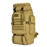 Military Tactical Backpack, Camping Hiking Backpack 85L Large Capacity Assault Pack Multi Functional Waterproof Backpack- Multicolor