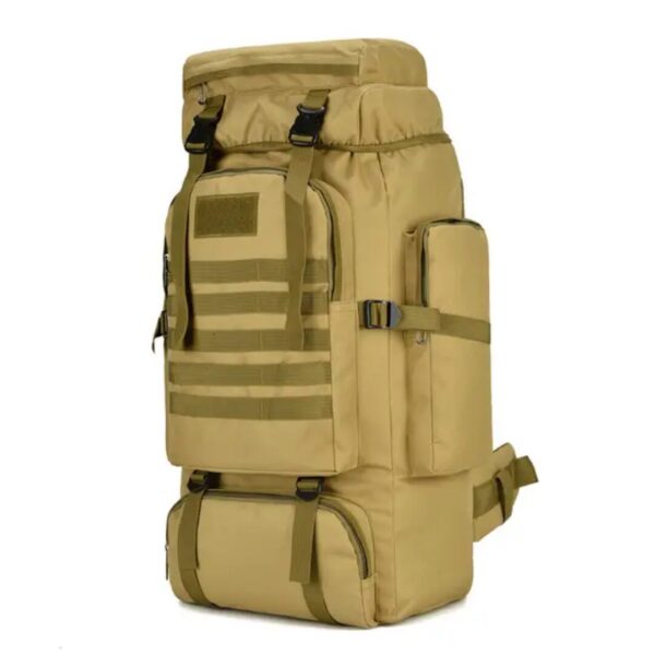 Military Tactical Backpack, Camping Hiking Backpack 85L Large Capacity Assault Pack Multi Functional Waterproof Backpack- Multicolor