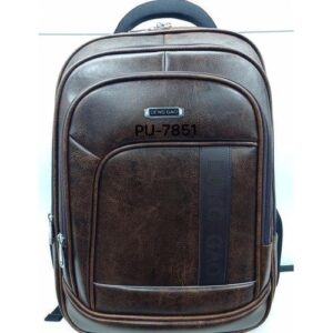 14.5 Inch Leather Carry-On Travel Backpack Office Bag