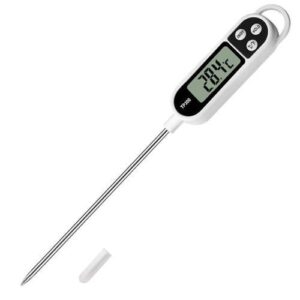 Digital Kitchen Food Thermometer - White