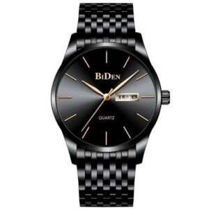 Biden Stainless Steel Designer Watch - Black