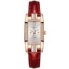 drainage diamond small square watch women's