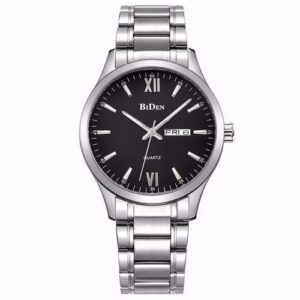 Biden Waterproof Stainless Steel Ladies Wristwatch - Silver