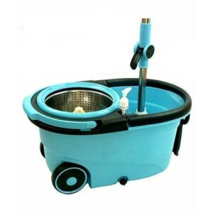 360 Detachable Spin Mopper Set. Wheels Spin Head Noozle Mop Clean Broom