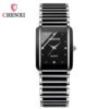 Chenxi Ceramic Square Women's Watch-Black