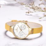 Naviforce Nf5001 Women Fashion Quartz Brand Watch Lady - Yellow