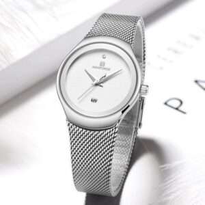 Naviforce Watch Fashion Women Watches Female - Silver