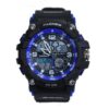 Pasnew Water Proof Men's Digital And Analog Watch - Black,Blue