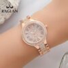 Small Ladies Watch Fashion Diamond -Gold