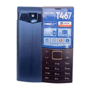 Tecno T467 - 2.4" FM Radio 2500mAh Triple Sim - Black