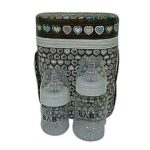 Baby Bottle Warmer With 2 Baby Bottles - Multicolor