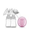 Double Electric Breast Pump With 2 Baby Milk Bottles