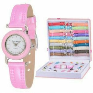 White Label Ladies Designer Watch Faux Leather Straps - Multi-color