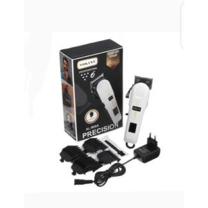 Sokany Rechargeable Hair Clipper Shaving Machine - White