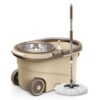 Spin Mop And Bucket With Wheels, Extendable Handle,360 Spinning Mop For Floor Cleaning Includes 2 Microfiber Refills Mop Heads For Effortless Cleaning