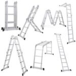 Other 3x4 Multi-purpose Aluminum Folding Ladder - Silver Maximum Height 3.5m