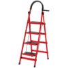 4 Steps Multi-purpose Foldable Ladder-Red